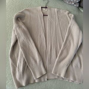 GAP light grey open cardigan